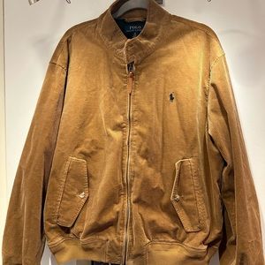 Men’s Ralph Lauren Tan Corduroy Bomber Jacket XXL